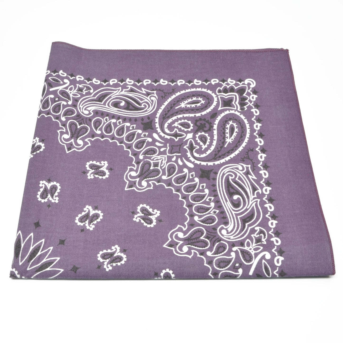Bandana / Tørkle | Plomme | Bomull (55 x 55 cm)