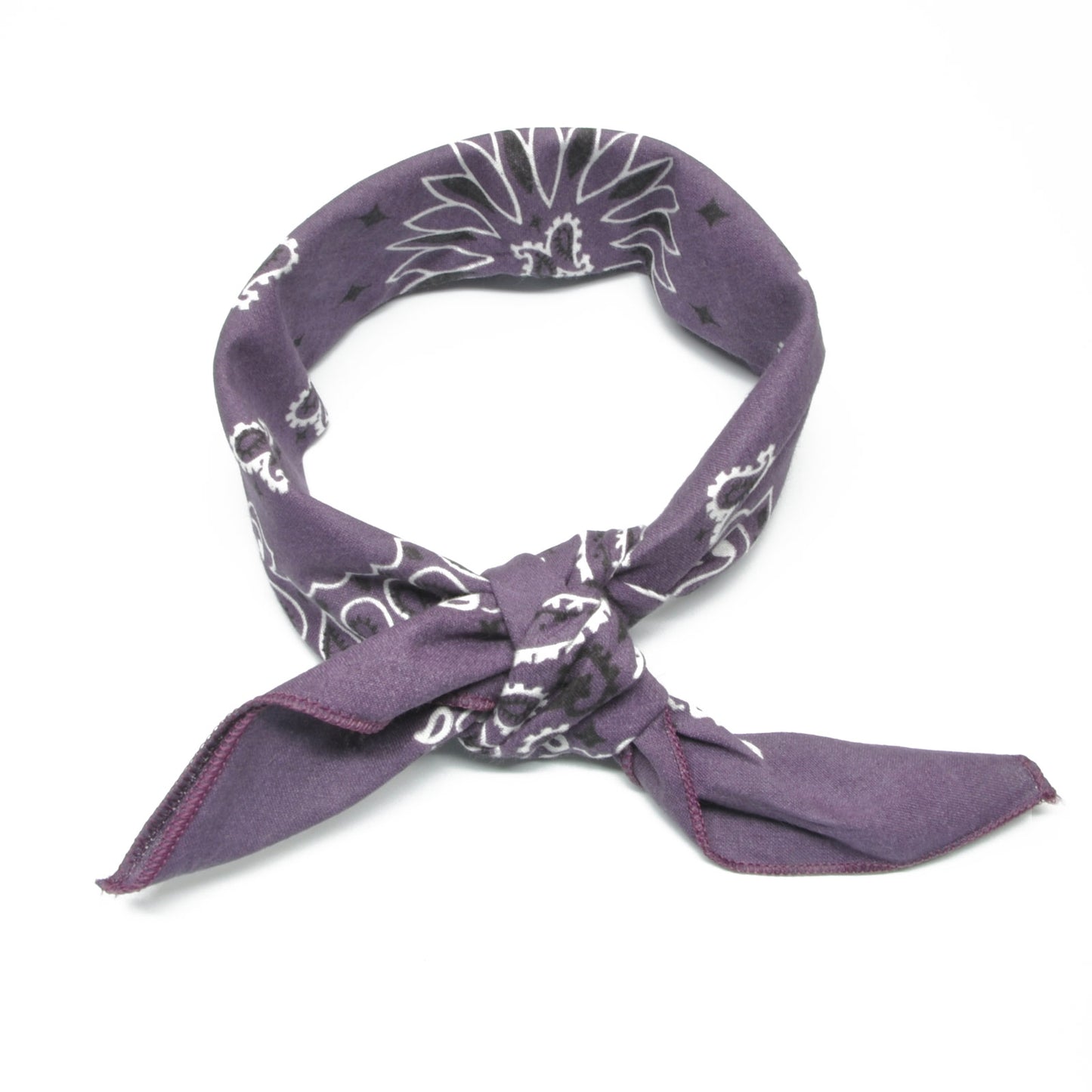 Bandana / Tørkle | Plomme | Bomull (55 x 55 cm)