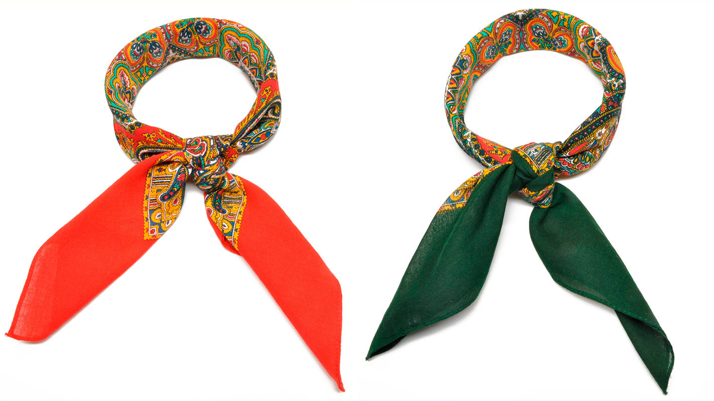 Derfor har halstørkle / bandana blitt så populært igjen