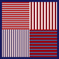 17. mai-skjerf med striper | Bandana / Tørkle | Rødt, hvitt og blått
