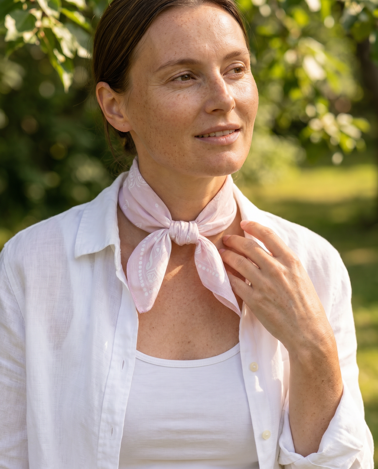 Rose – Bomullsbandana