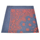 Blå Bandana med Rødt Paisley-mønster | Bomull | (55 x 55 cm)