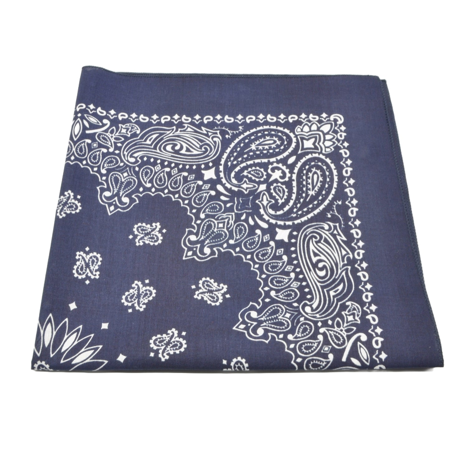 Bandana / Tørkle | Mørkeblå | Bomull (55 x 55 cm)