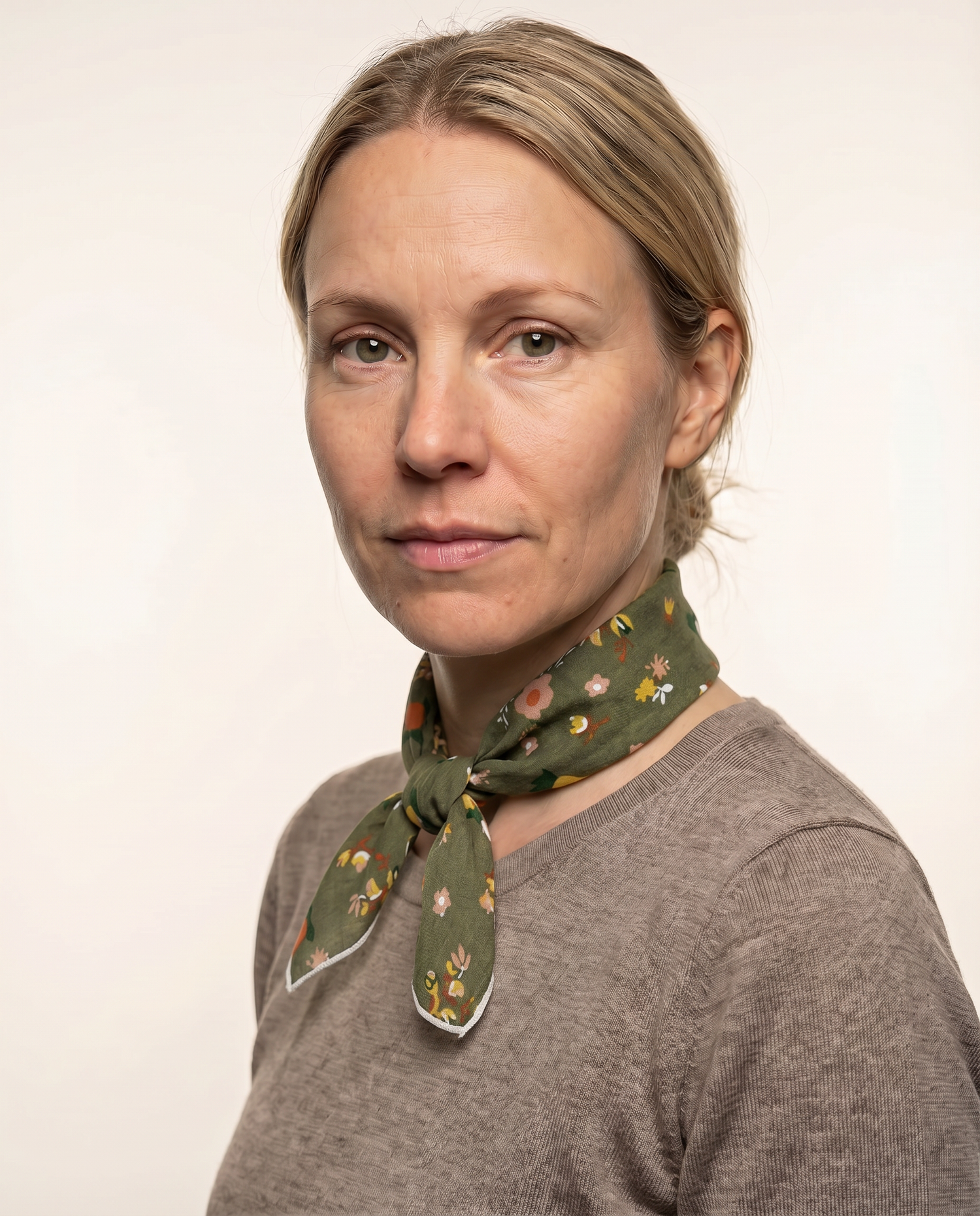 Vestmarka Grønn- Bomullskjerf