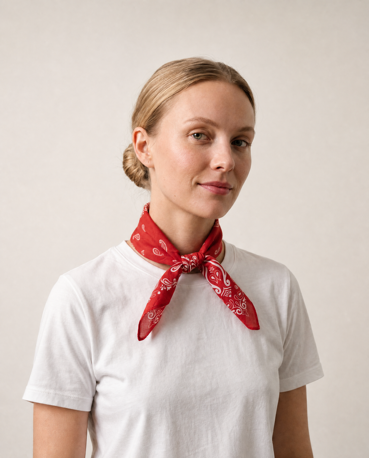 Rød Paisley – Bomullsbandana