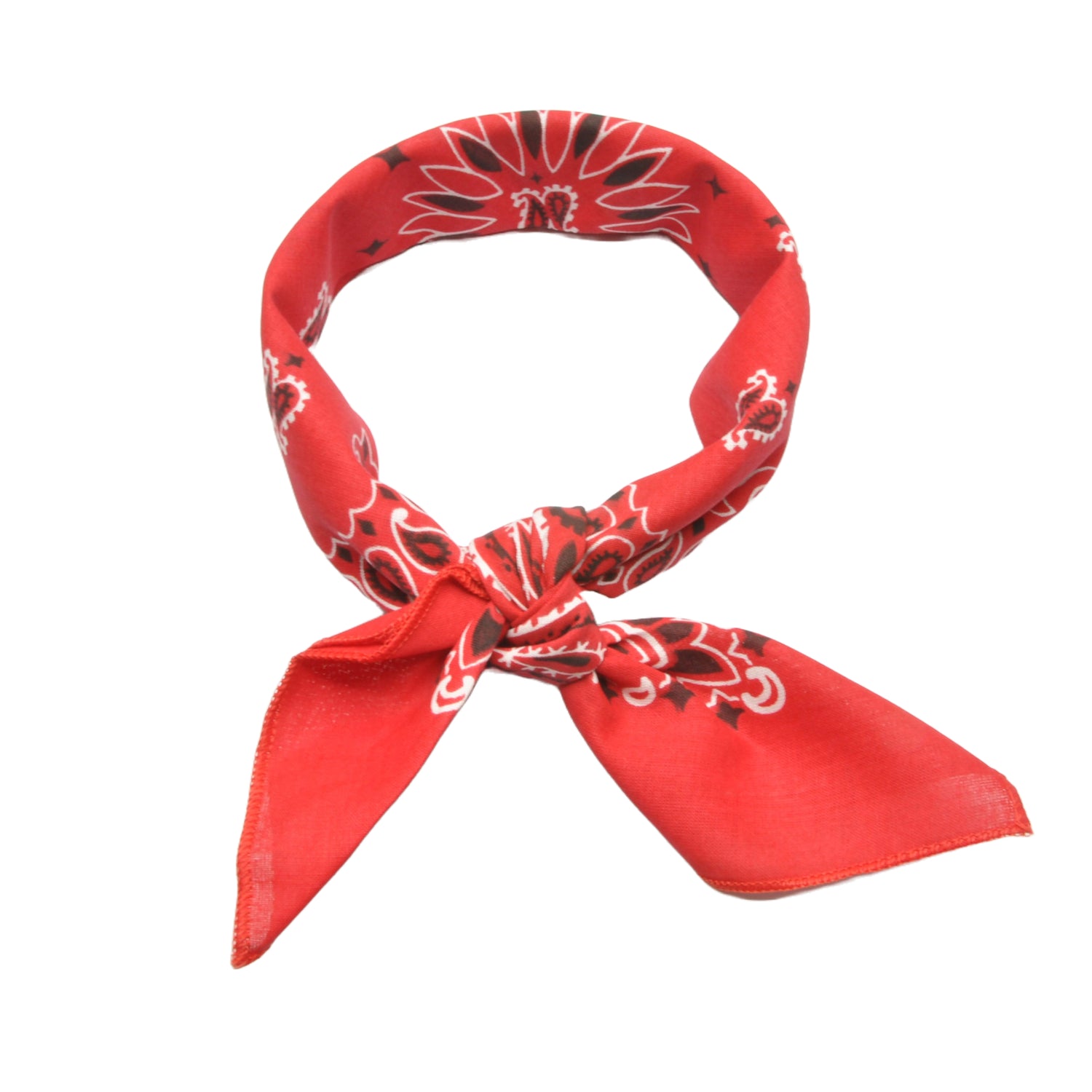 Bandana / Tørkle | Rød | Bomull (55 x 55 cm)