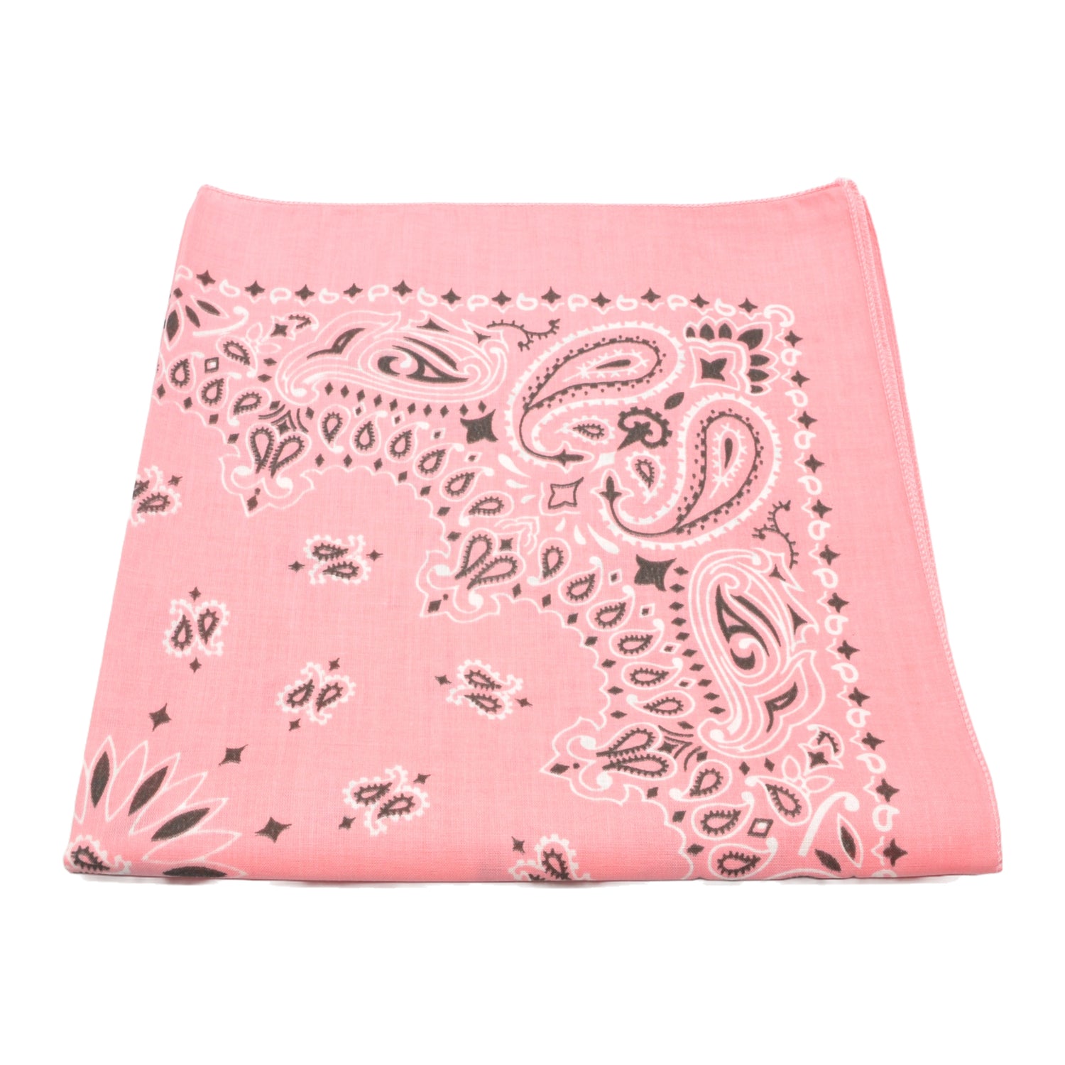 Bandana / Tørkle | Rosa | Bomull (55 x 55 cm)