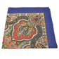 Blå bandana med Paisley-mønster | 100 % bomull | 55 x 55 cm