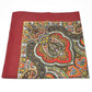 Burgunder-rød bandana med Paisley-mønster | 100 % bomull | 55 x 55 cm