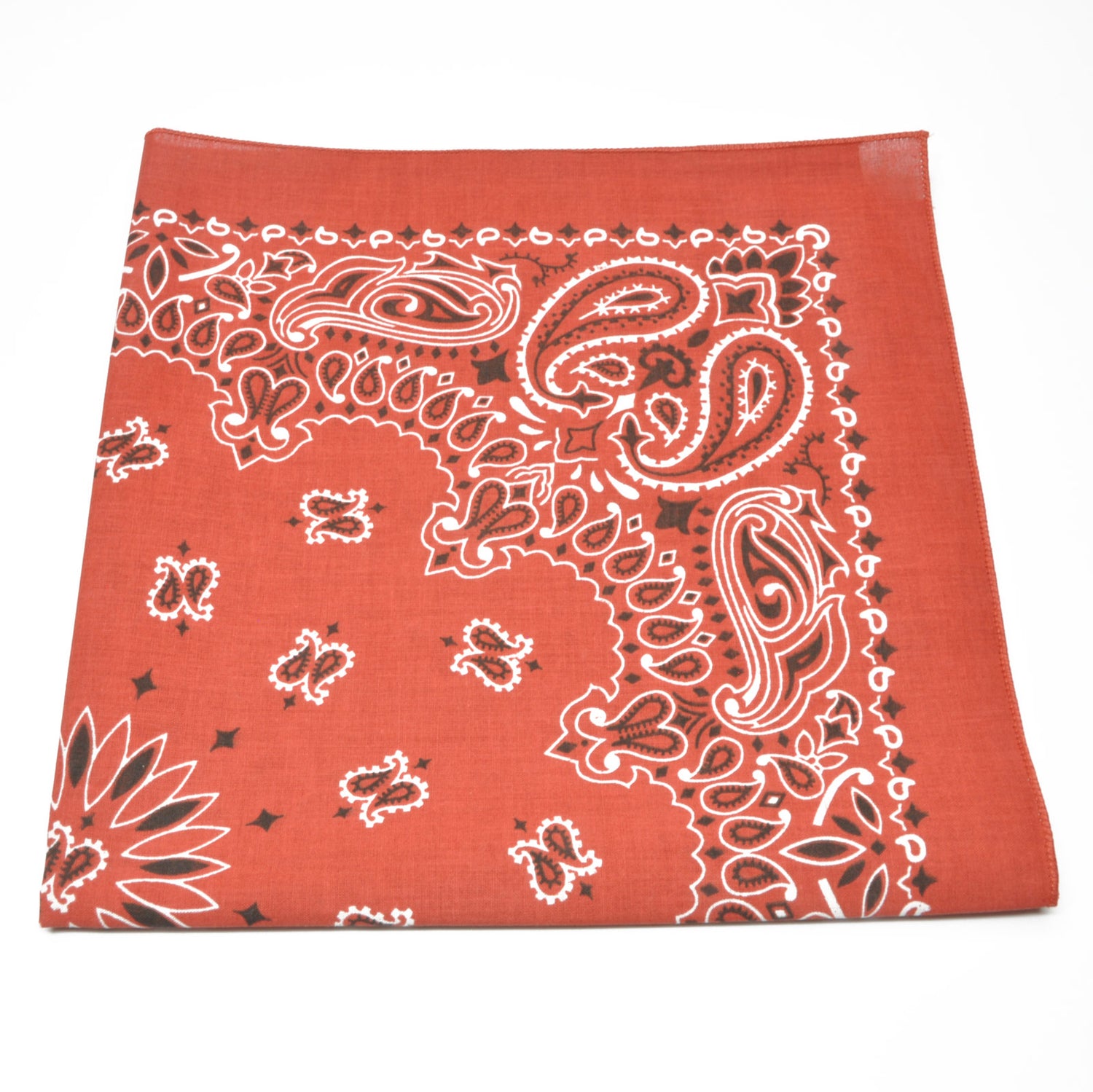 Bandana / Tørkle | Terracotta | Bomull (55 x 55 cm)